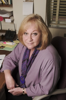 Photo of woman at desk