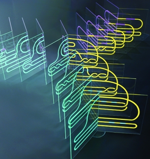 photo of mathematical model of  4-D trisections