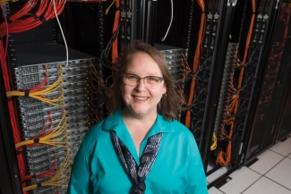 photo of woman with computer boards