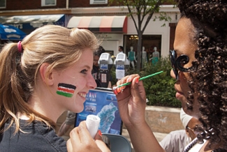 two some face painting 