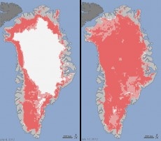 Greenland ice melt