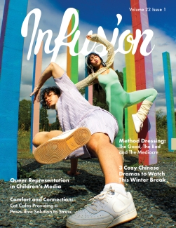 photo of magazine cover with two people in dance poses