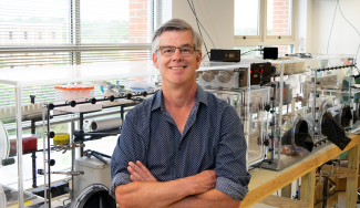 photo of man in laboratory