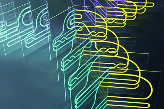 photo of mathematical model of  4-D trisections