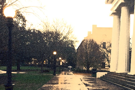 buildings and sidewalk of UGA north campus