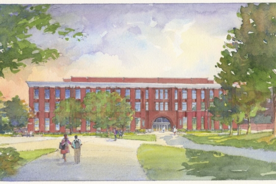 rendering of a new building