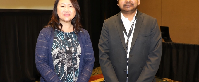 photo of two people in ballroom