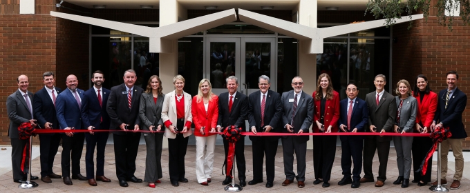 group photo at ribbon cutting