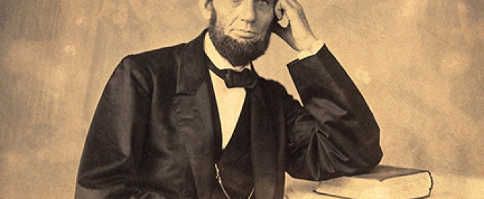 albumen portrait of Abraham Lincoln