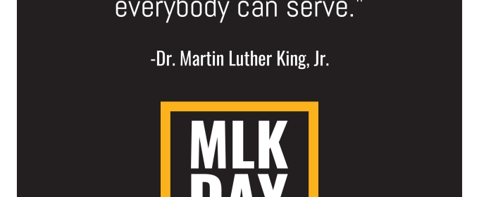 graphic on black for MLK