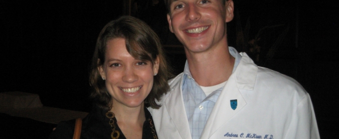 photo of woman and man in white doctor coat