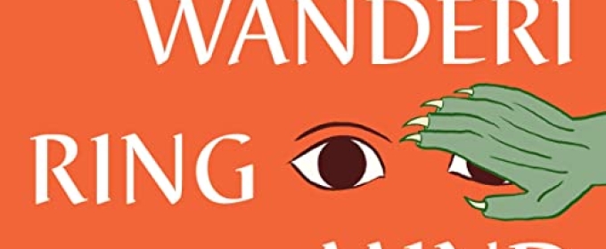 graphic with white text, eye and green hand on orange field