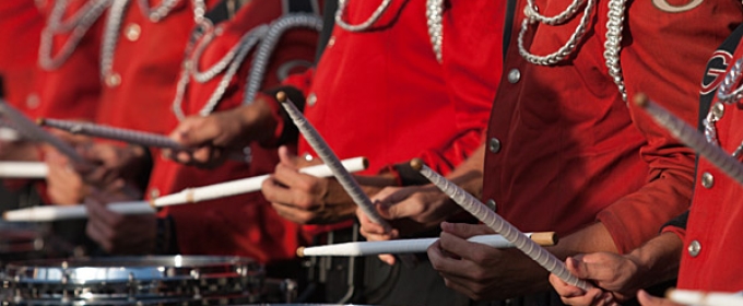 drummers in line